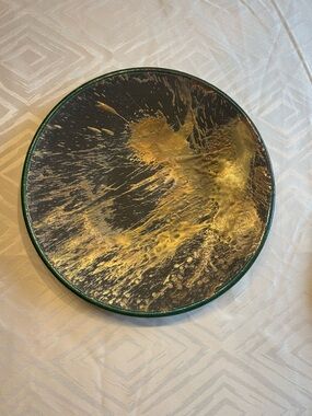 Raku Fired Plate